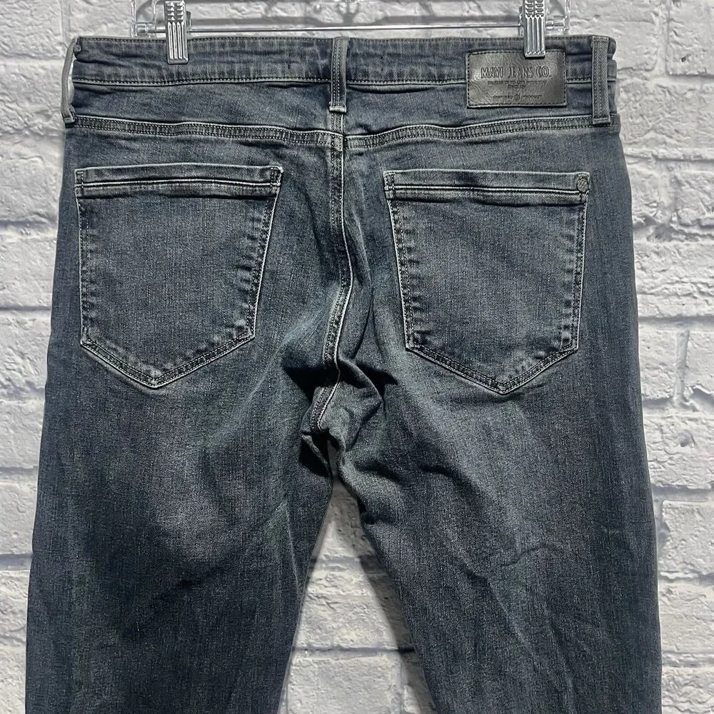 Mavi Martin Men‎ Straight Leg Jeans Dark Blue Denim Pants Size 36X30 (34X29)